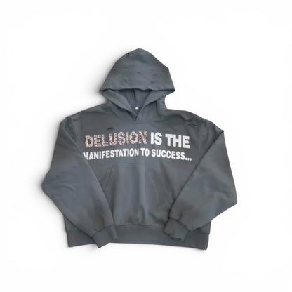 GREY GEMSTONE HOODIE