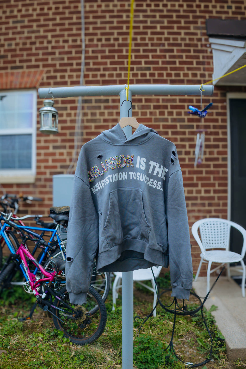 “SEA SALT”GEMSTONE HOODIE