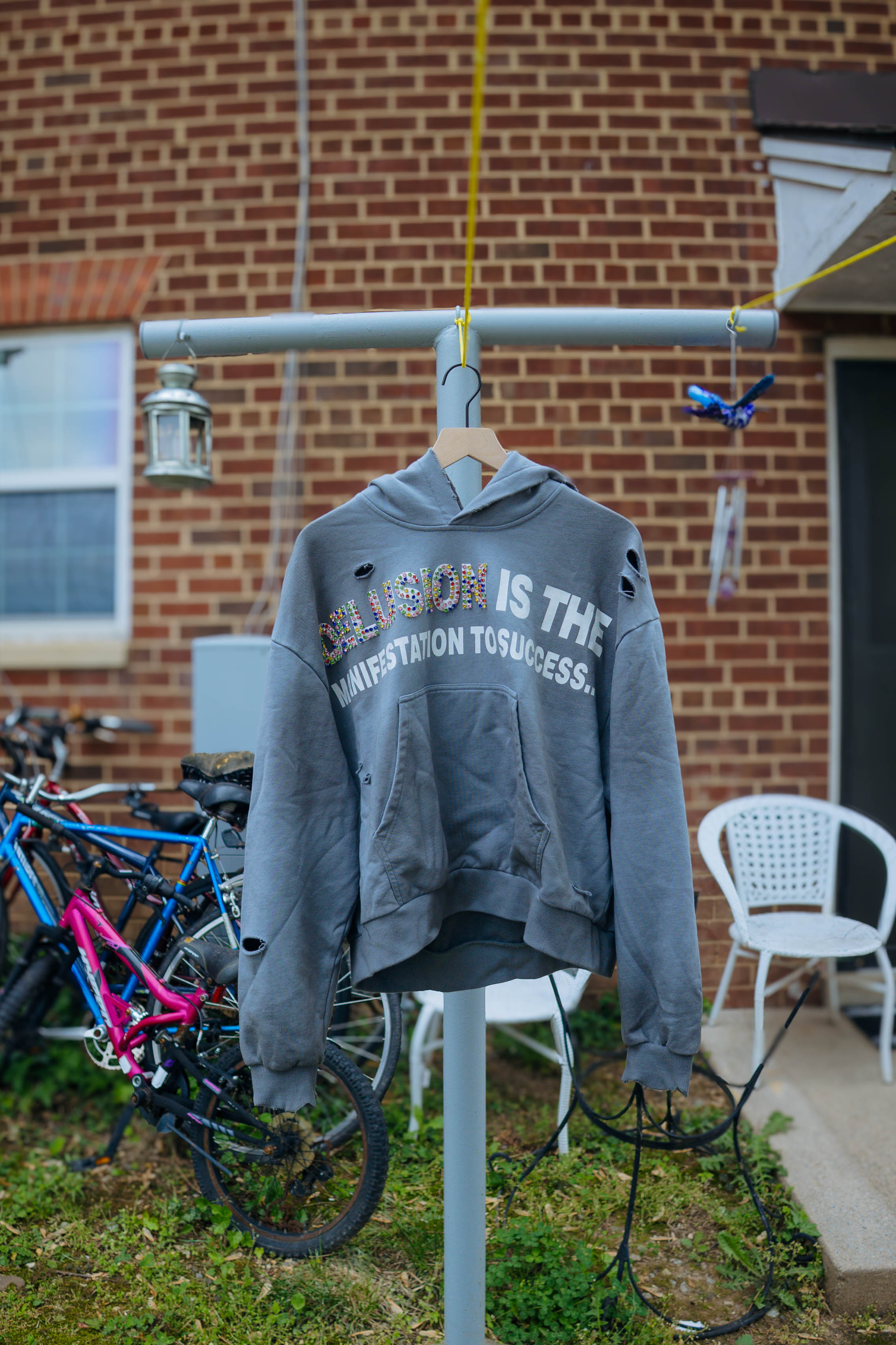 “SEA SALT”GEMSTONE HOODIE