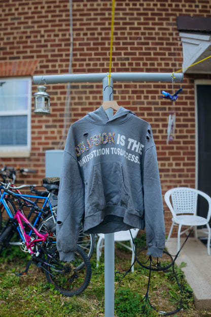 GREY GEMSTONE HOODIE