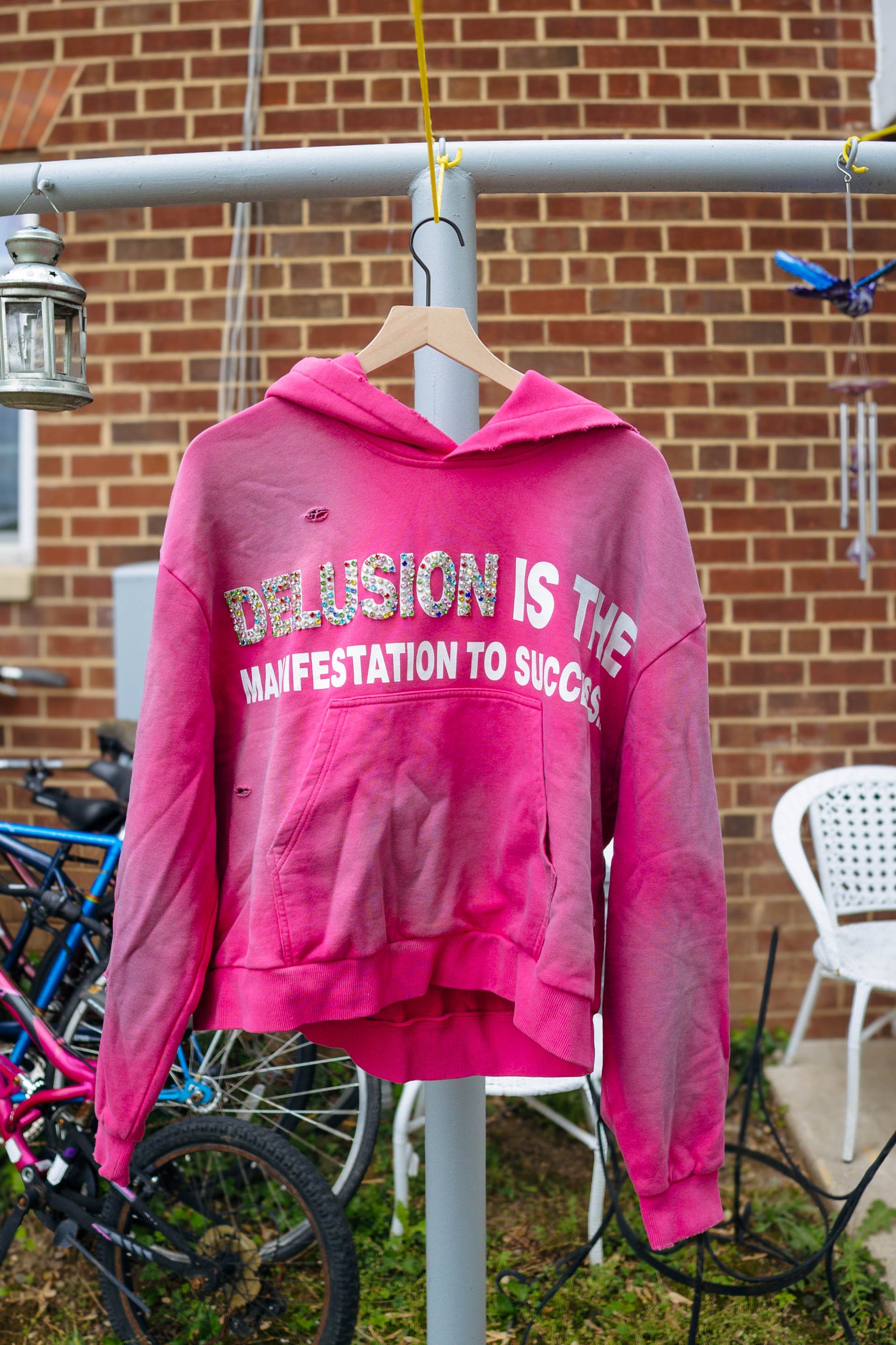 PINK GEMSTONE HOODIE
