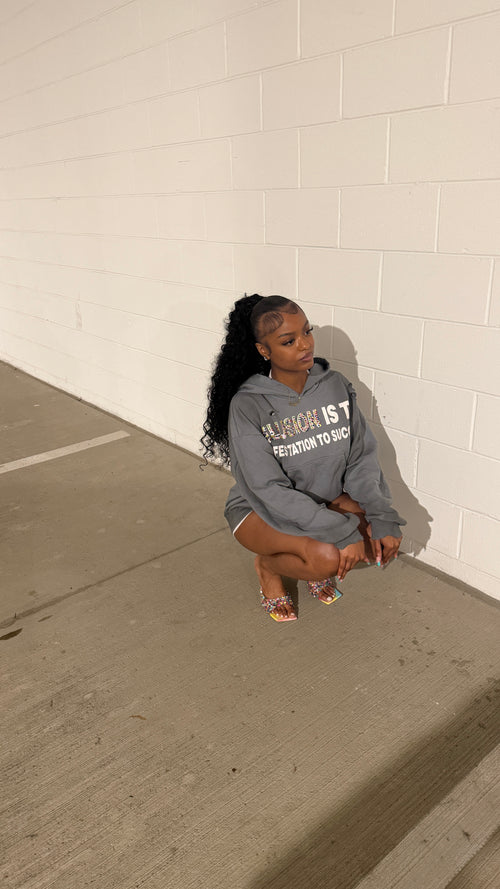 “SEA SALT”GEMSTONE HOODIE