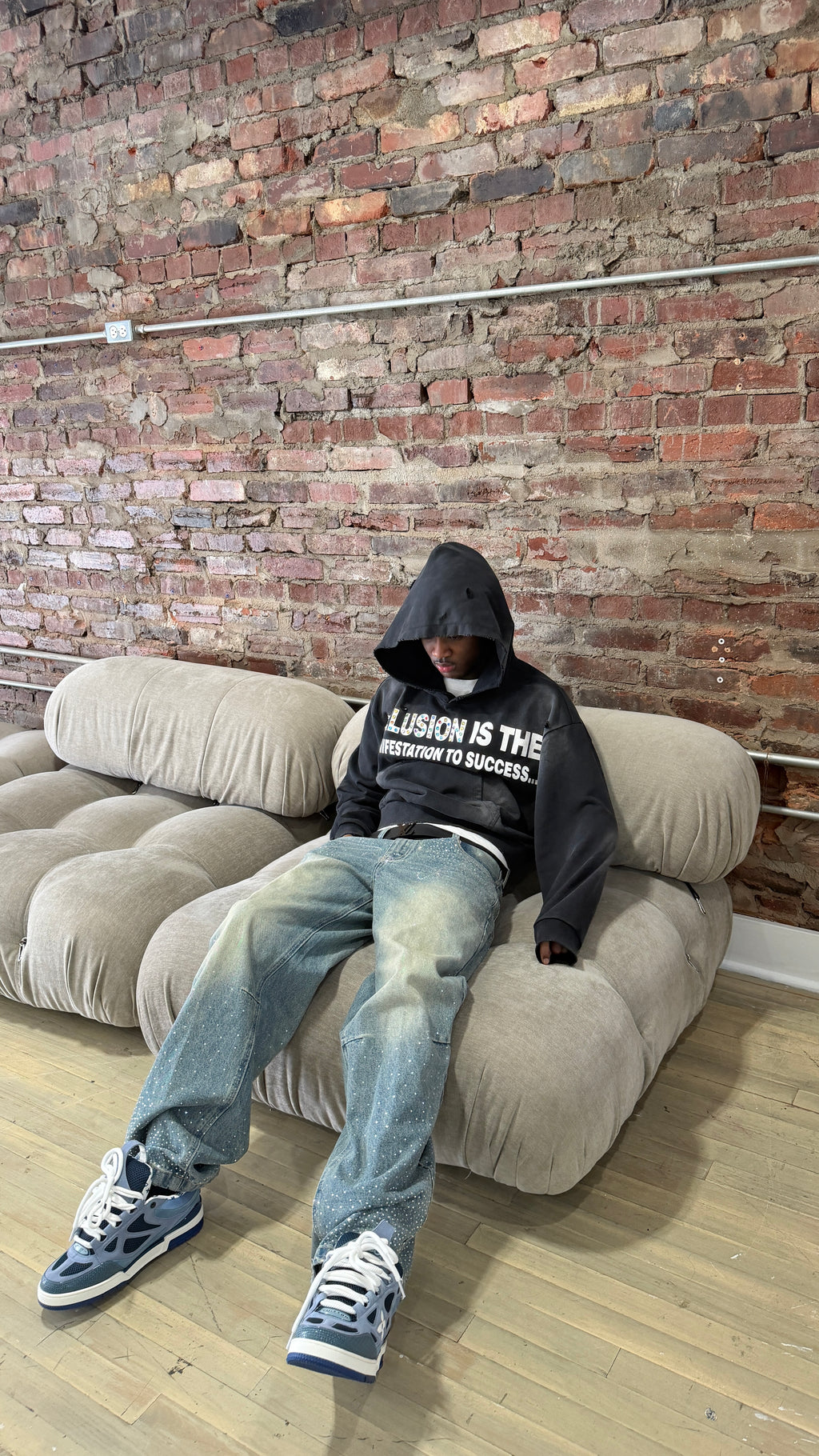 BLACK GEMSTONE HOODIE